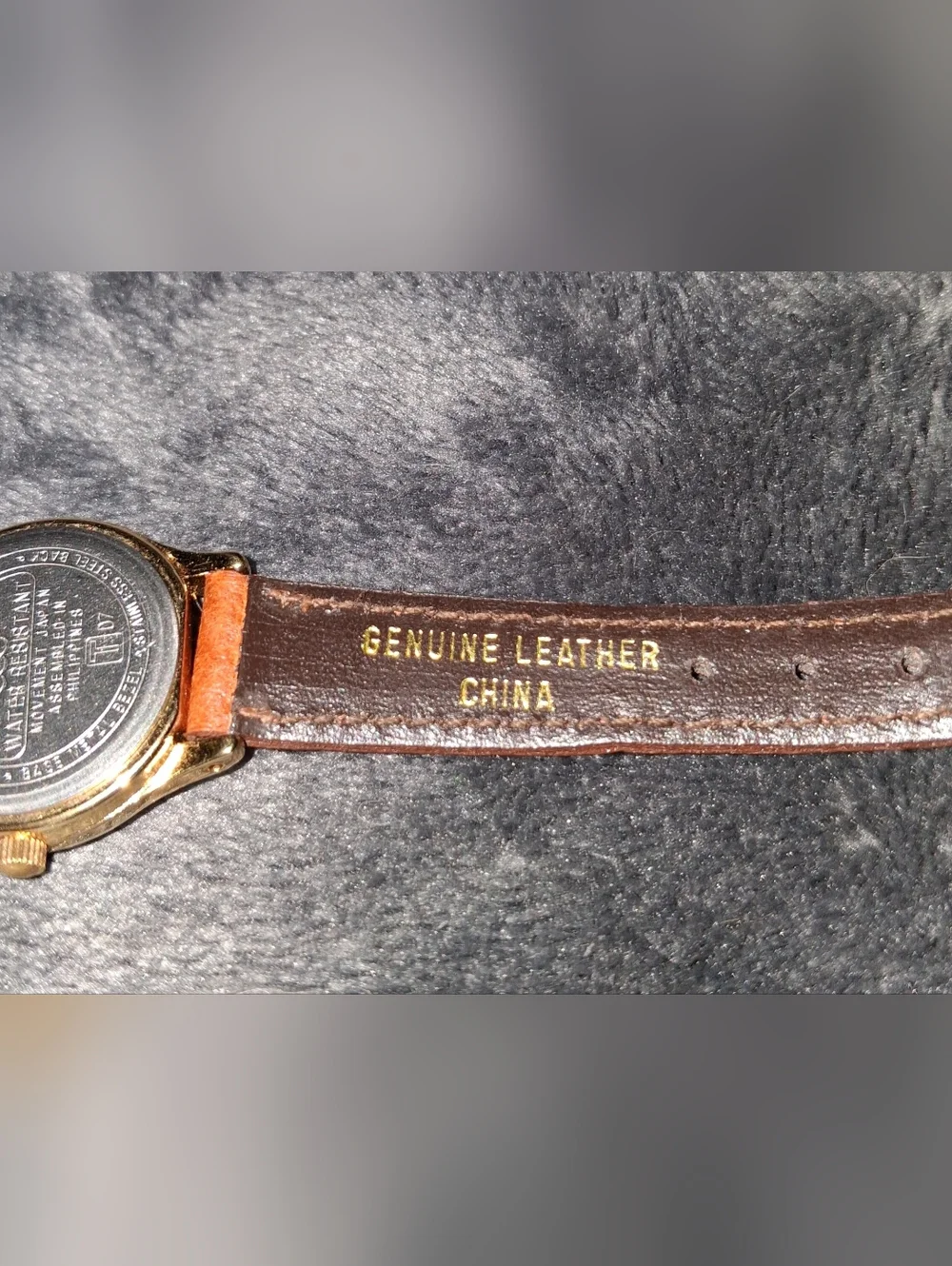 Vintage Never Worn Timex  Moonphase Watch with Leather Band - Picture 7 of 7